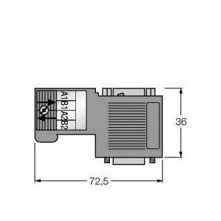 Turck Sub-D connector male angled customizable kema 04 atex 1151X