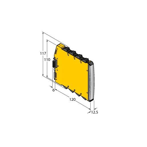 Turck Temperature measuring amplifier 2-channel TÜV 15 atex 168214 X