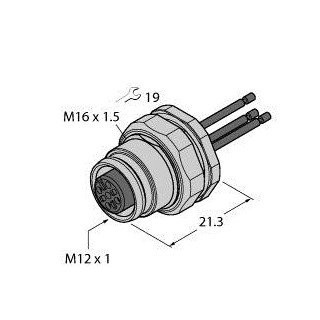 Turck Accessories for actuator/sensor cables female flange with strands re