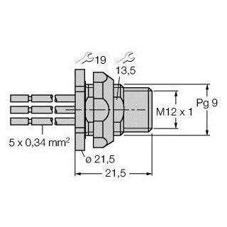 Turck Accessories for fieldbus systems mounting flange