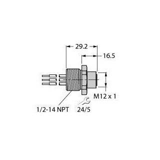 Turck Accessories for fieldbus systems flange