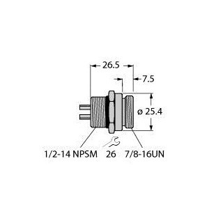 Turck Accessories for fieldbus systems flange