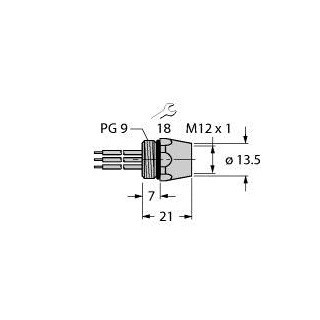 Turck Accessories for fieldbus systems flange