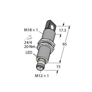Turck Ultrasonic sensor diffuse mode sensor