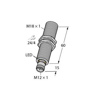 Turck Ultrasonic sensor diffuse mode sensor
