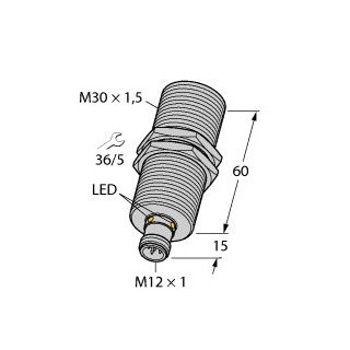 Turck Ultrasonic sensor diffuse mode sensor