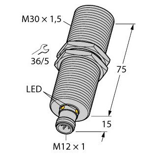 Turck Ultrasonic sensor diffuse mode sensor