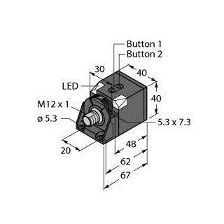 Turck Ultrasonic sensor diffuse mode sensor