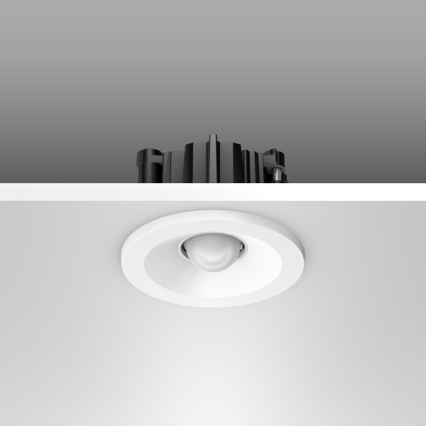 Turia L, 4,3 W, 270 LM, 765, wit, on/off plafondinbouwarmaturen, D 62