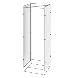 Twee Stuks zijpanelen - verdeelkasten voor vloermontage - QDX 1600 H -