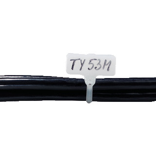 Abb TY-rap kabelbundelband kunststof 2,4x102mm natuurkleur