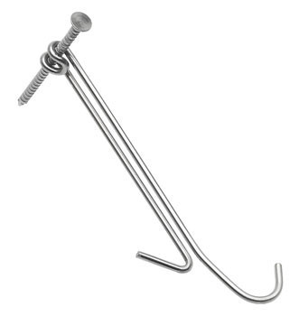 Ubbink Dakverankering Tikhaak Twintikker 453 201 RVS 200 stuks