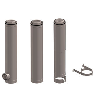 Ubbink CLV110/160 ETAGE KETEL SET