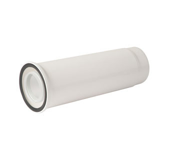Ubbink VERLENGSTUK 60/100MM WIT