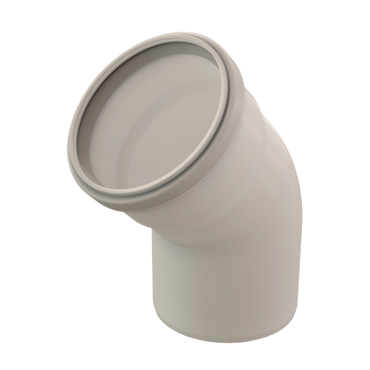 UBBINK Verlengsystemen RGA Bocht 45° PP 110 transparant