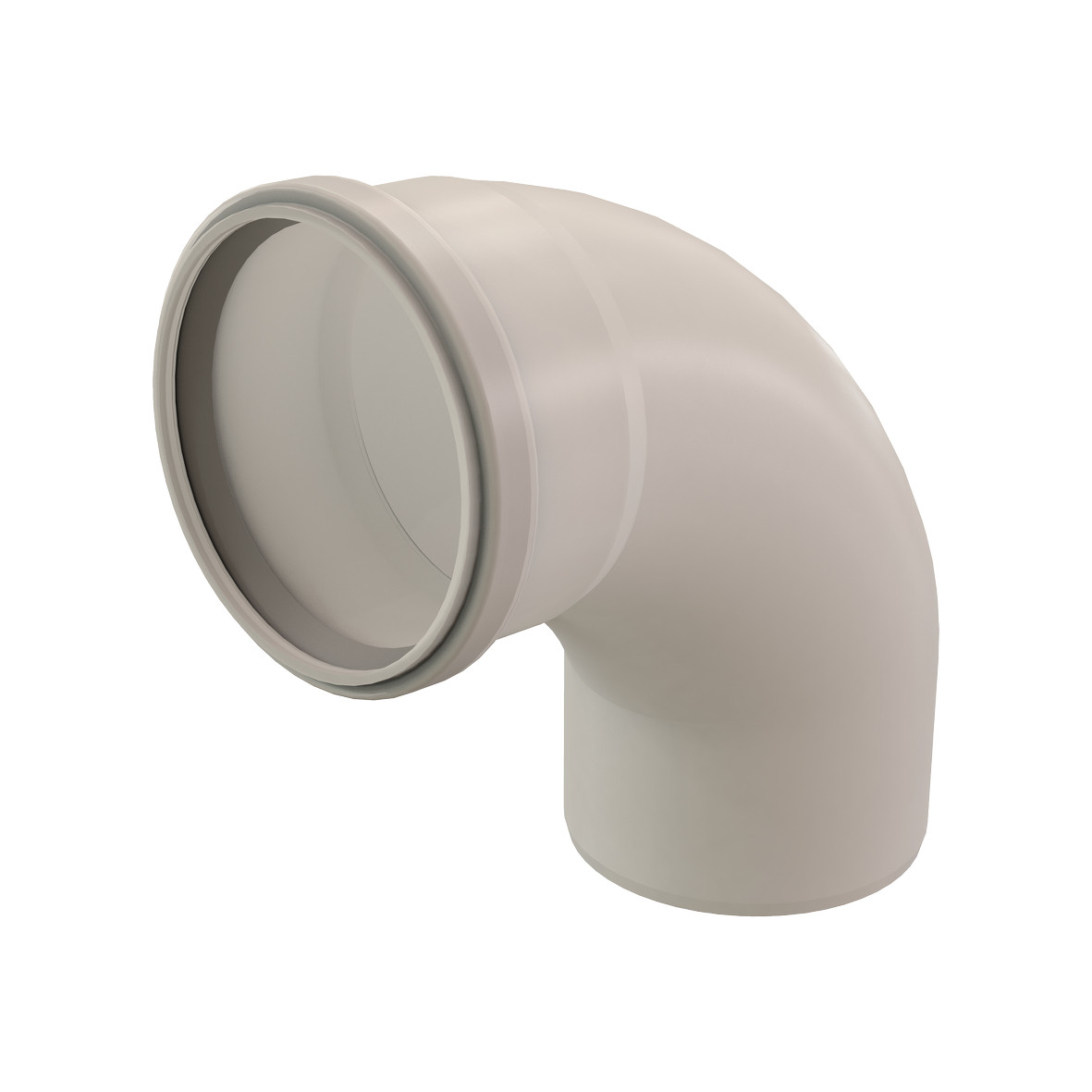UBBINK Verlengsystemen RGA Bocht 87° PP 110 transparant