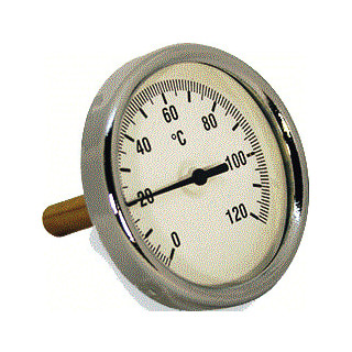UBEL BIMETAALTHERM 80 MM 0-120