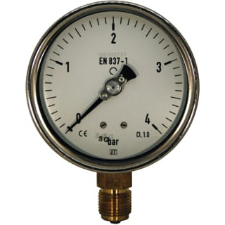 UBEL MANOMETER 100 MM 0-4 BAR