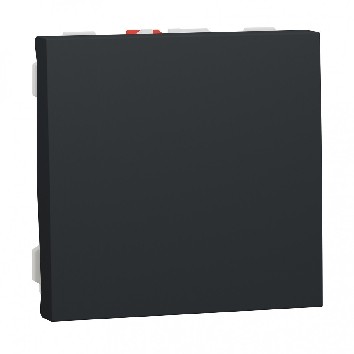 Schneider Electric New Unica Unica - drukknop veer schakelaar - 10a - schroefloos - 2 modules - an