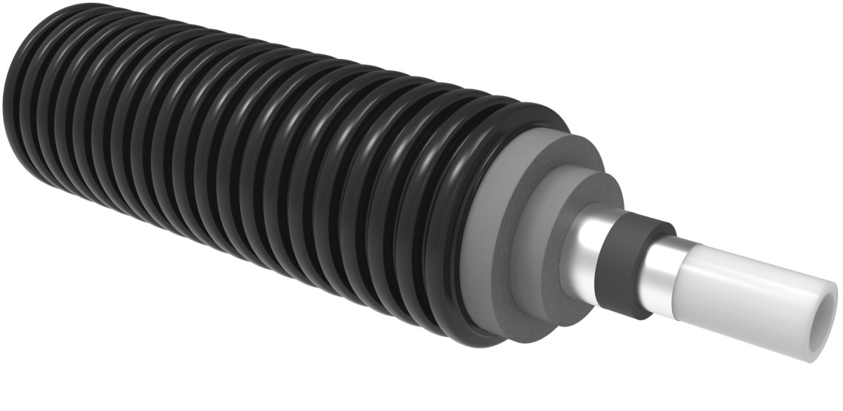 UPONOR Ecoflex VIP Ecoflex Vip aqua single 50x6,9/140