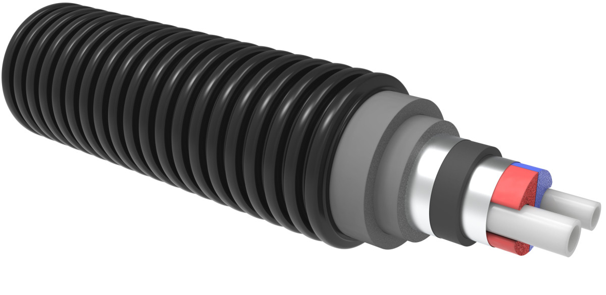 UPONOR Ecoflex VIP Ecoflex Vip aqua twin 40x5,5-25x3,5/140