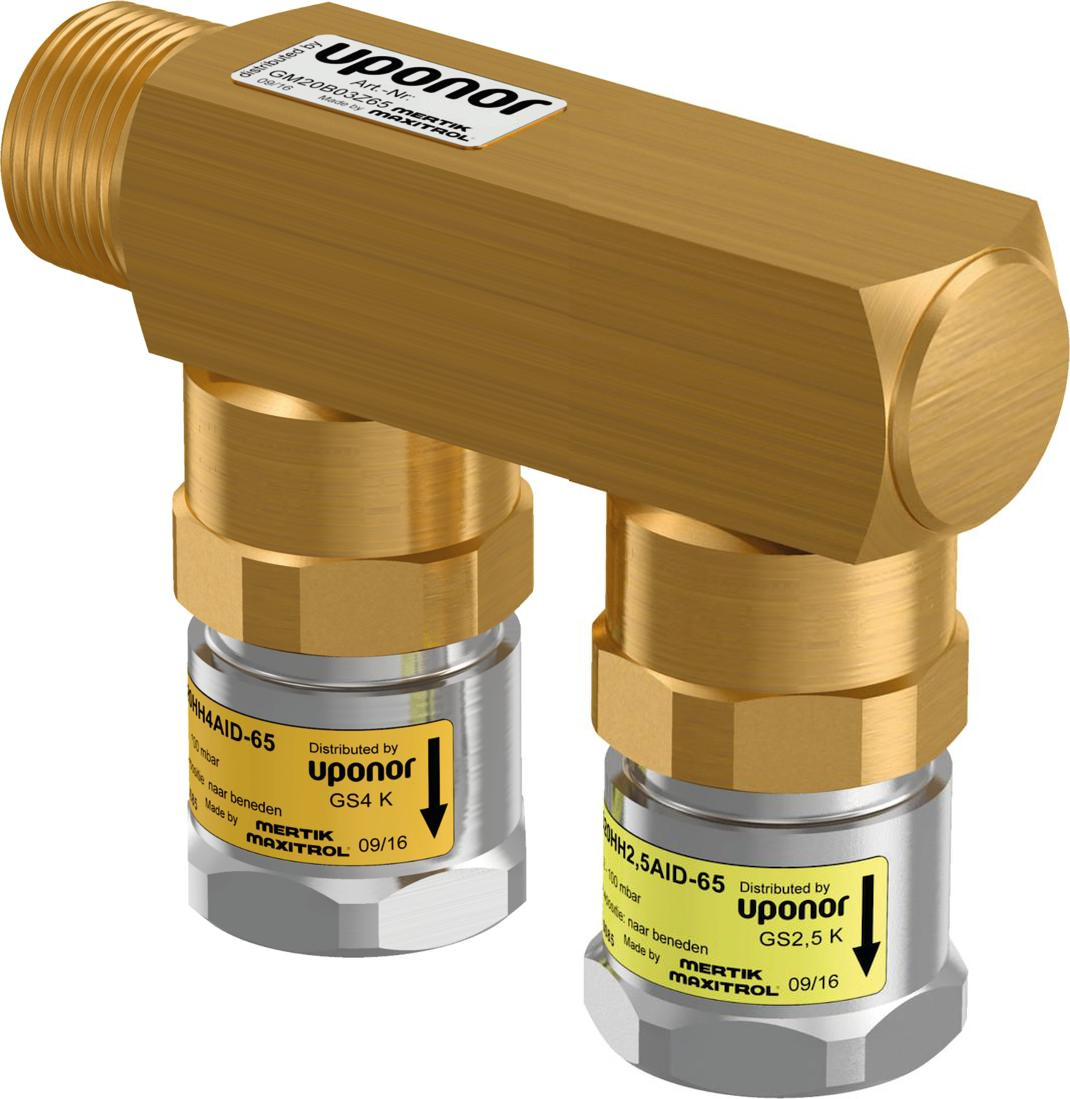 UPONOR GASGEBKLP 2.5M3/H 106MM