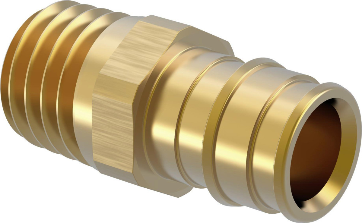 Uponor Quick & Easy Quick & easy - messing fitting PL 20-R1/2"MT