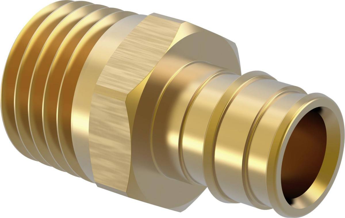 Uponor Quick & Easy Quick & easy - messing fitting PL 20-R3/4"MT