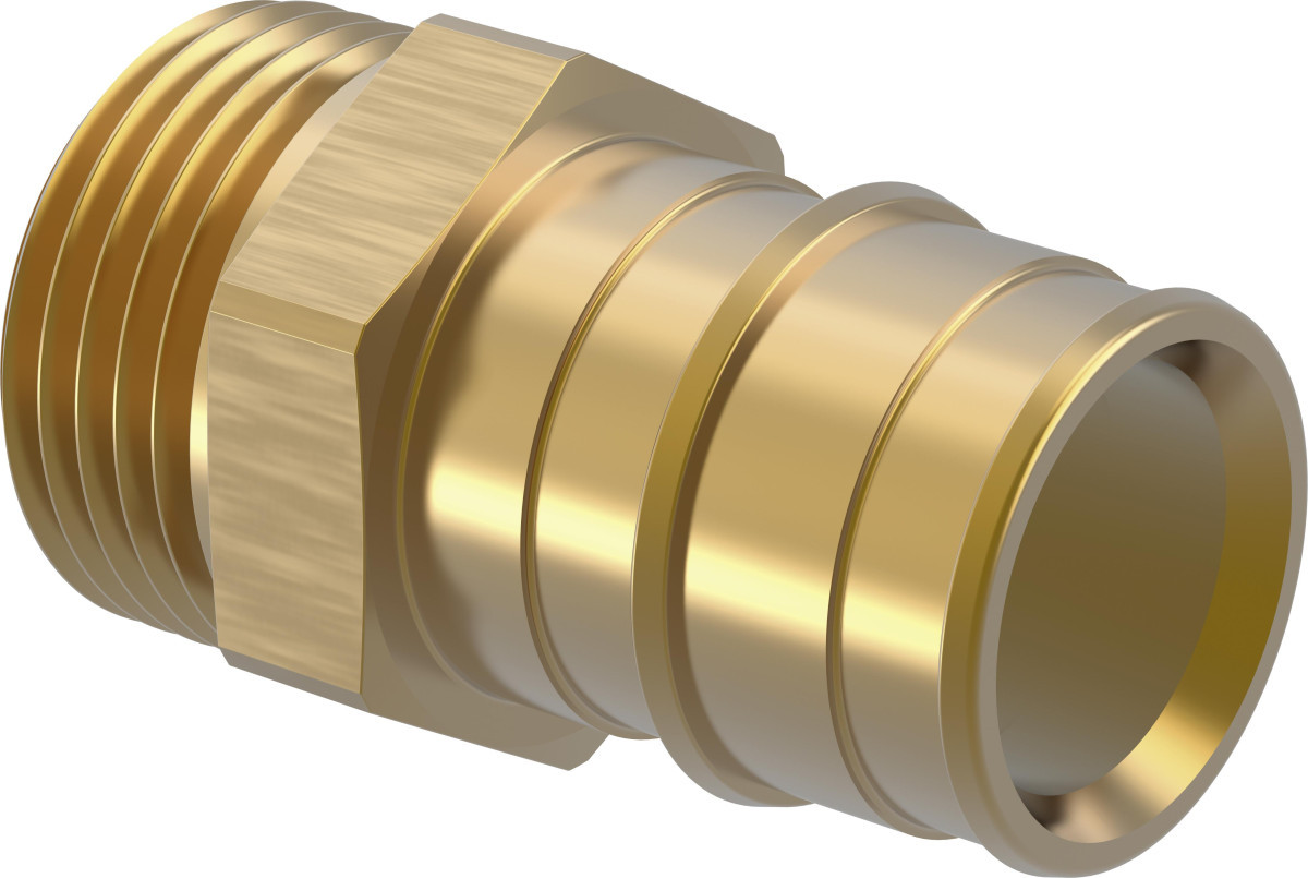 Uponor Quick & Easy Quick & easy - messing fitting PL 25-G3/4"MT