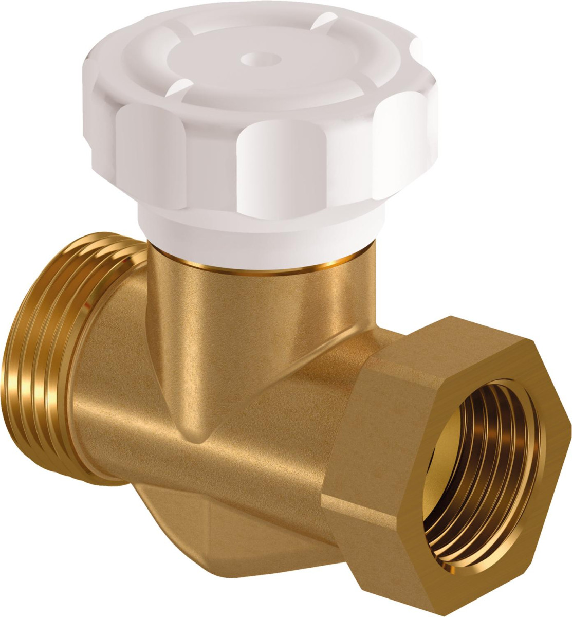 Uponor SPI Vario Aanvoer fijninregelafsluiter 1/2" - G3/4