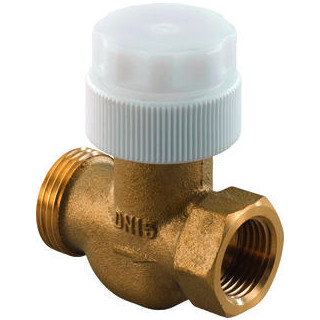Uponor SPI Vario Retour fijninregelafsluiter 1/2" - G3/4