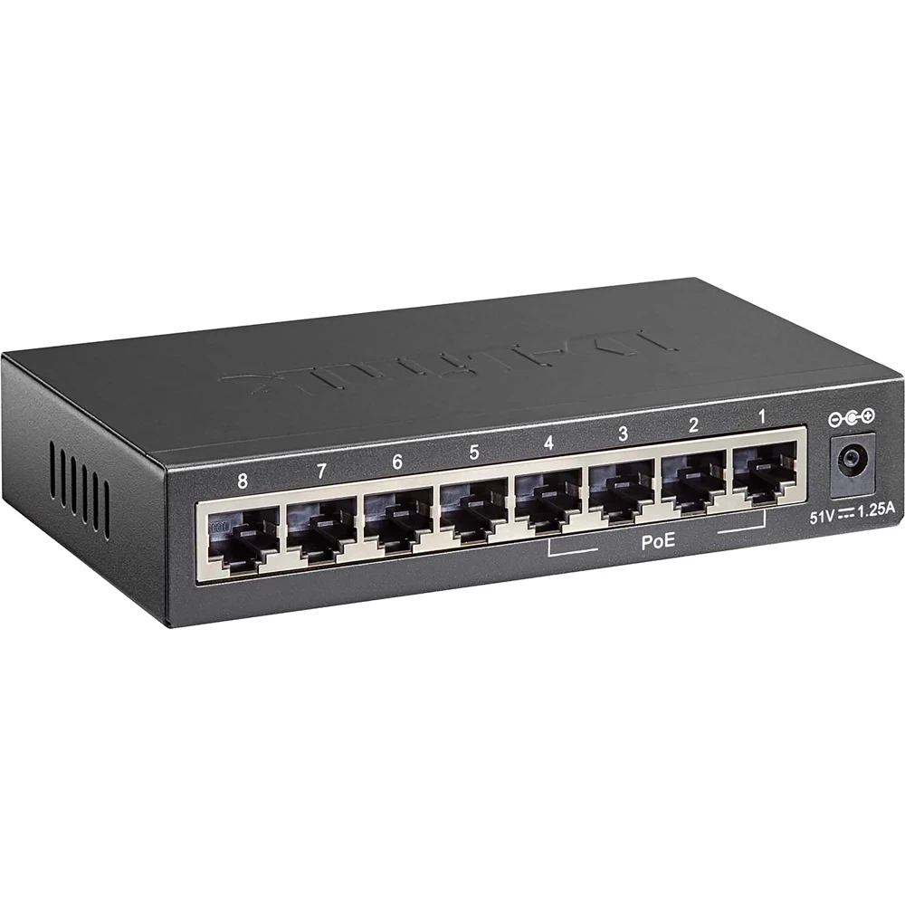 Urmet Switch met 8 poorten poe op 4 uitgangen