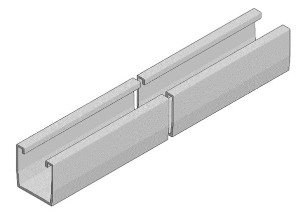 Van der Valk TRAPEZIUMPROFIEL L=2400MM