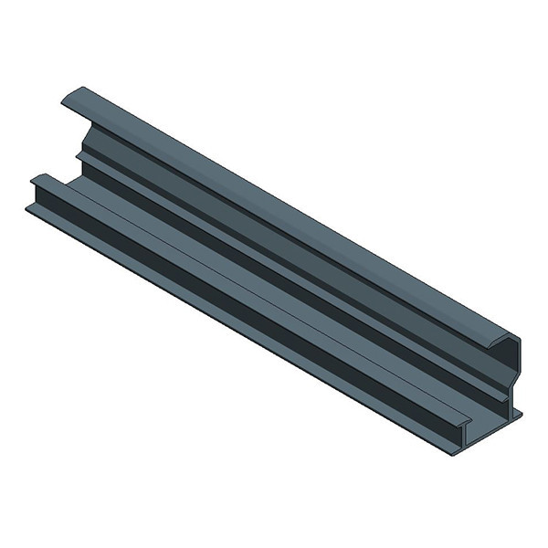 Van der Valk ValkPitched - Insert Alu Inleg profiel boven H35 L=6650 zwart