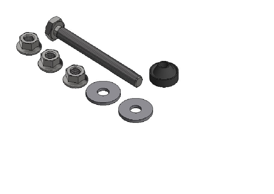 Van der Valk ValkSolarFix Valksolarfix - RVS bevestigingsset m10x150 + afdichtring