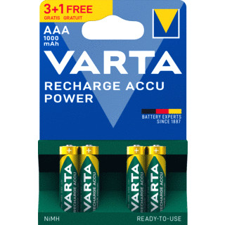 Varta RECHARGEACCU POWER AAA BR4