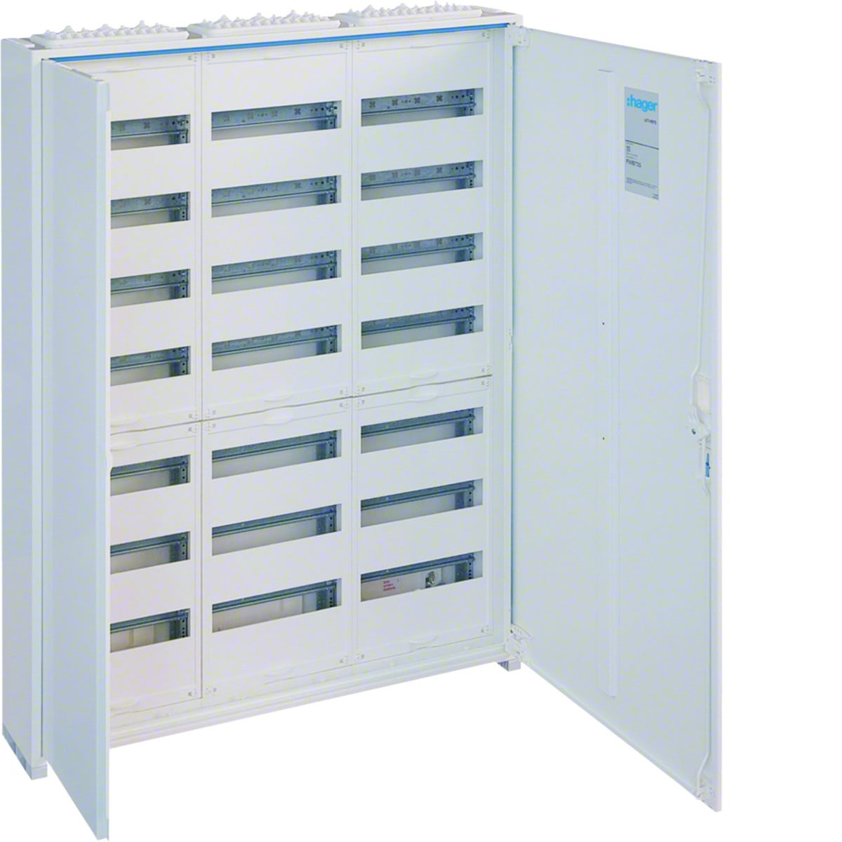 Veldverdeler Ip44 geïsoleerd 1100x800x161mm 252 modulen quickconnect