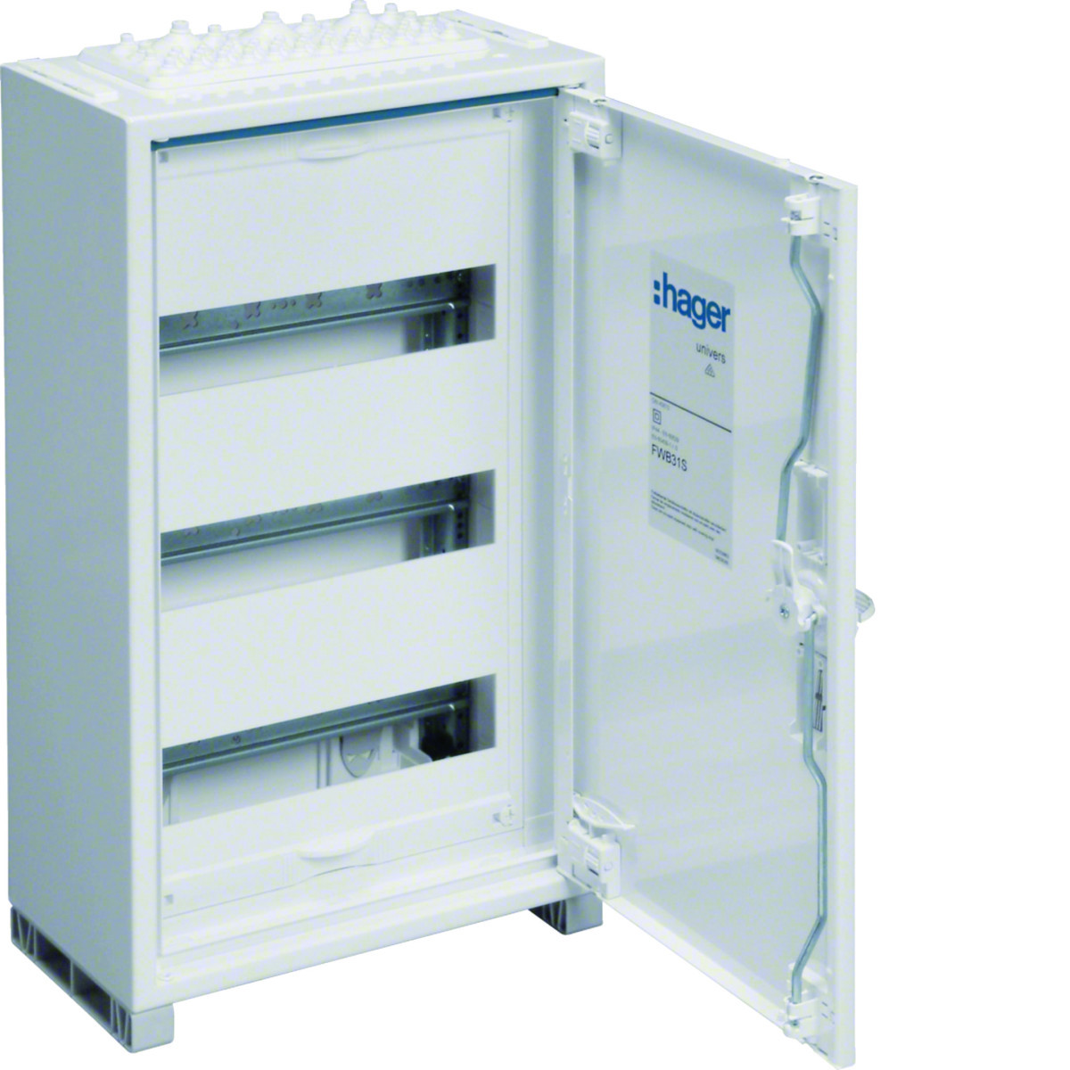 Veldverdeler Ip44 geïsoleerd 500x300x161mm 36 modulen quickconnect