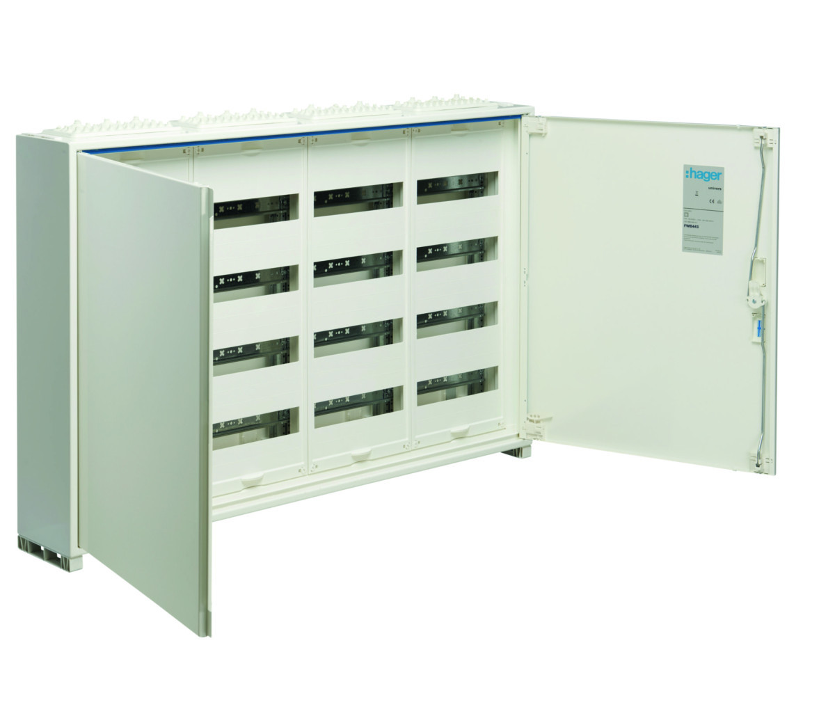 Veldverdeler Ip44 geïsoleerd 650x1050x161mm 192 modulen quickconnect