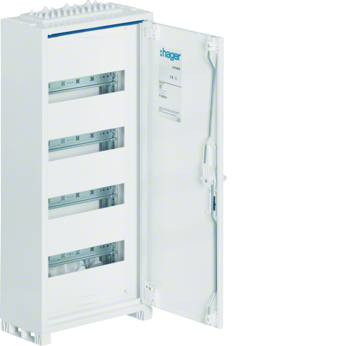 Veldverdeler Ip44 geïsoleerd 650x300x161mm 48 modulen quickconnect