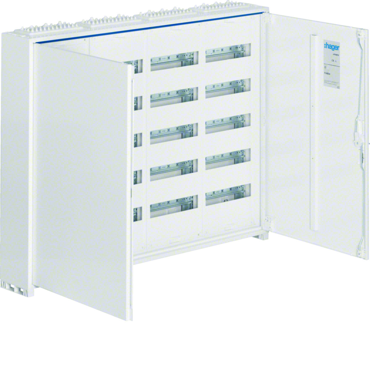 Veldverdeler Ip44 geïsoleerd 800x1050x161mm 240 modulen quickconnect