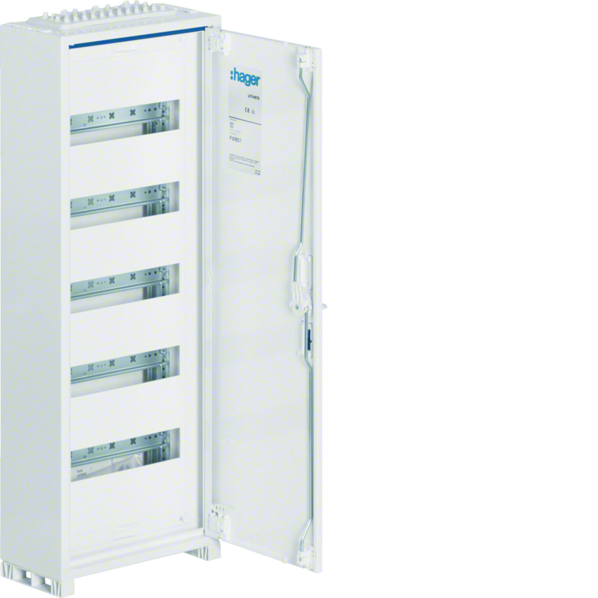 Veldverdeler Ip44 geïsoleerd 800x300x161mm 60 modulen quickconnect