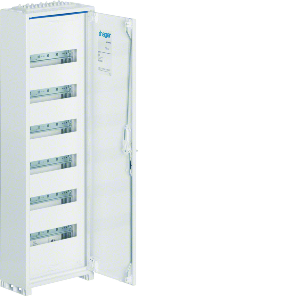 Veldverdeler Ip44 geïsoleerd 950x300x161mm 72 modulen quickconnect