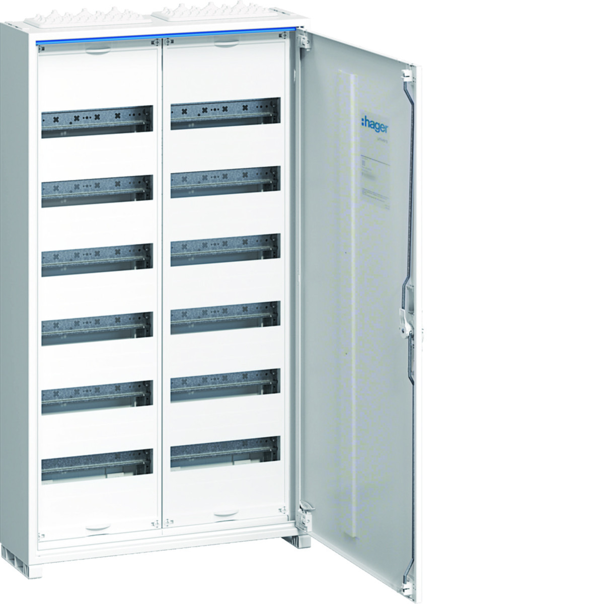 Veldverdeler Ip44 geïsoleerd 950x550x161mm 144 modulen quickconnect