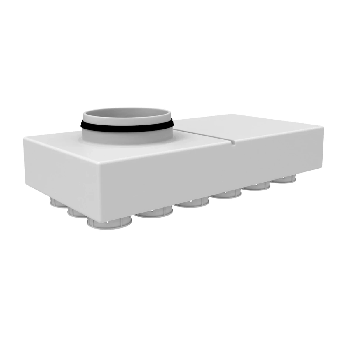 VENT-AXIA Uniflexplus+ Vhvbo 69 180 / hoofdverdeler 18XØ69 onderaansl. tuit Ø180