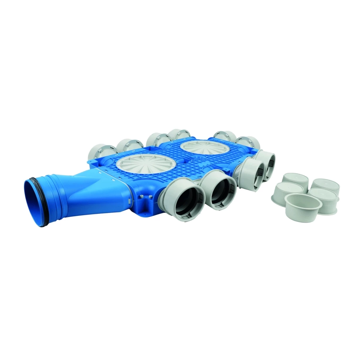 VENT-AXIA Uniflexplus+ VK22222.DDDDH / instortverd. 1XK 10XØ90 4XD + HØ125