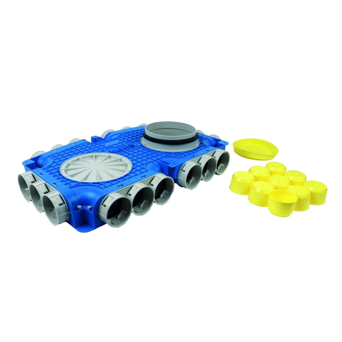 VENT-AXIA Uniflexplus+ VTVG 69 180 / instortverdeler 18XØ69 zijaansl. tuit Ø180