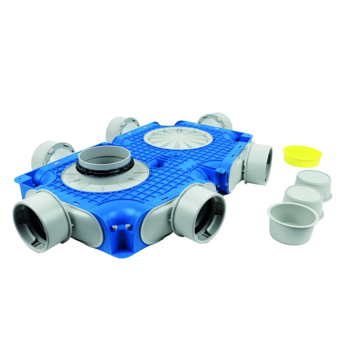VENT-AXIA Uniflexplus+ VTVG 90 125 / instortverdeler 6XØ90 zijaansl. Ø125