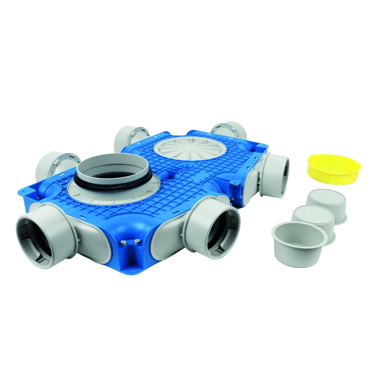 VENT-AXIA Uniflexplus+ VTVG 90 160 / instortverdeler 6XØ90 zijaansl. Ø160