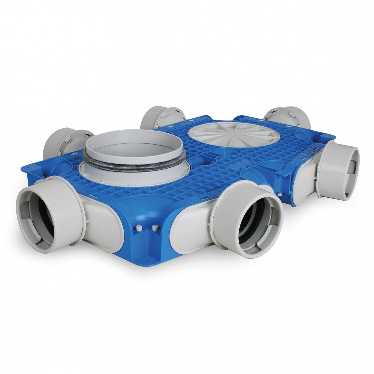 VENT-AXIA Uniflexplus+ VTVG 90 180 / instortverdeler 6XØ90 zijaansl. Ø180